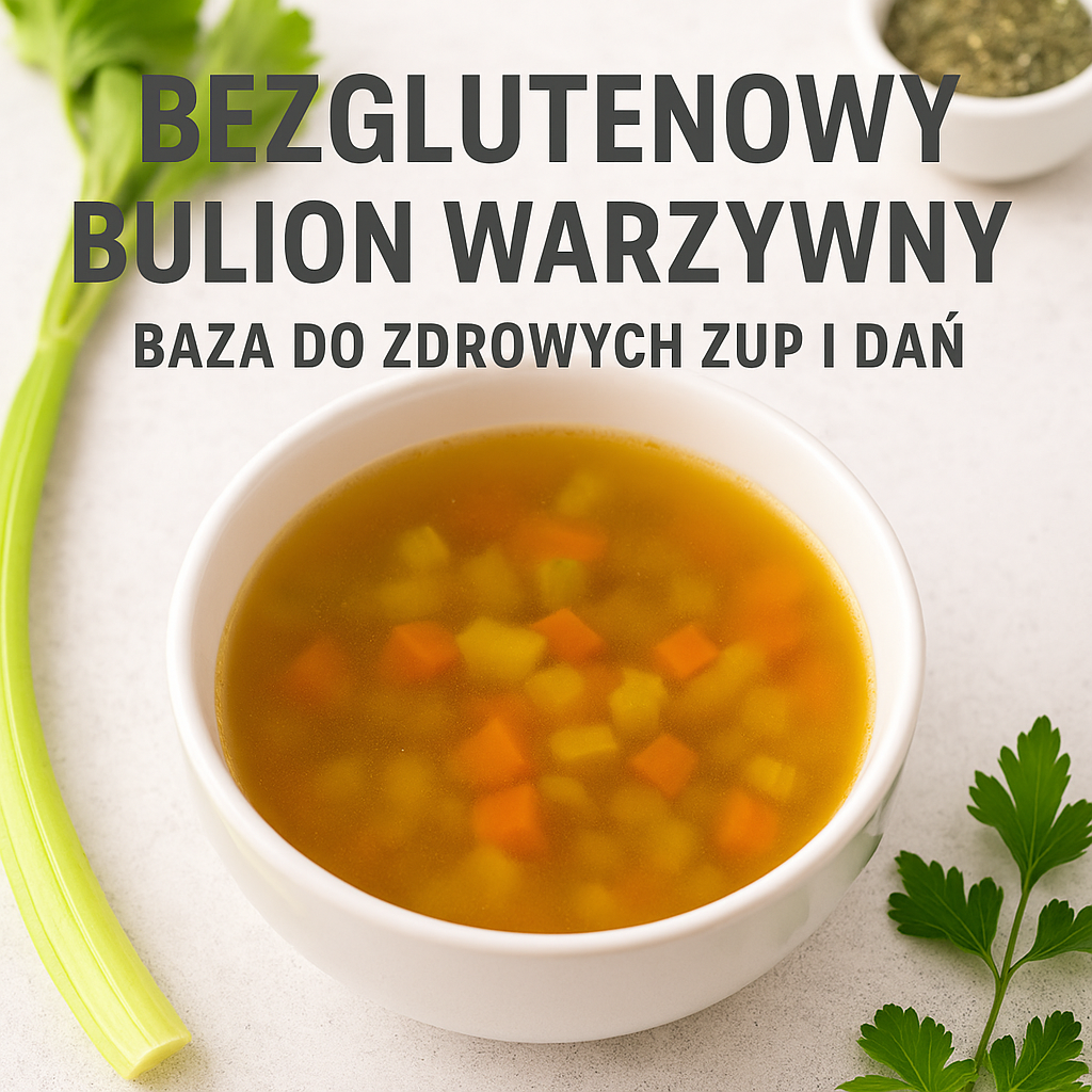 Bezglutenowy bulion warzywny - baza do zdrowych zup i dań